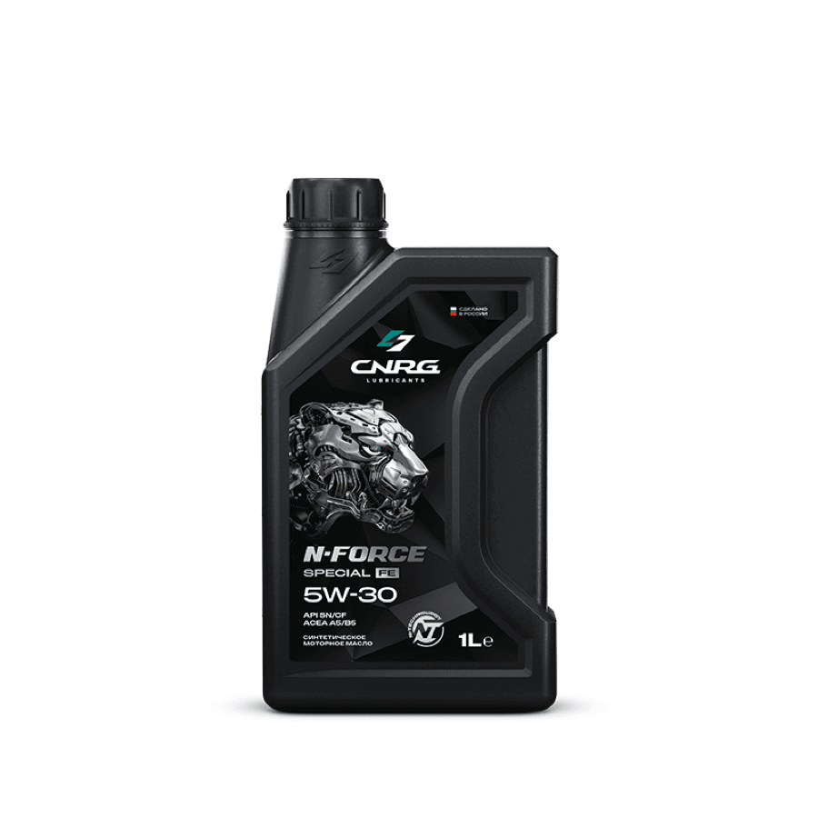 Масло моторное CNRG N-Force Special FE 5W-30 SN/CF, A5/B5 (кан. 1 л) (NEW)