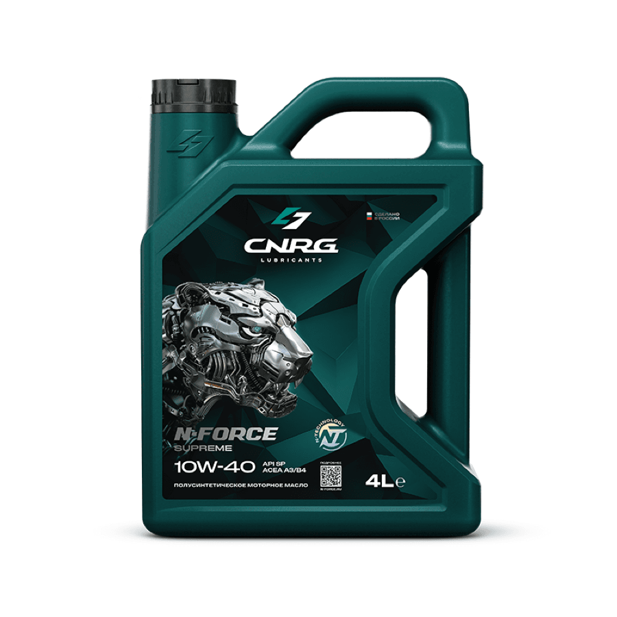 Масло моторное CNRG N-FORCE Supreme 10W-40 SP, A3/B4 (кан. 4 л)