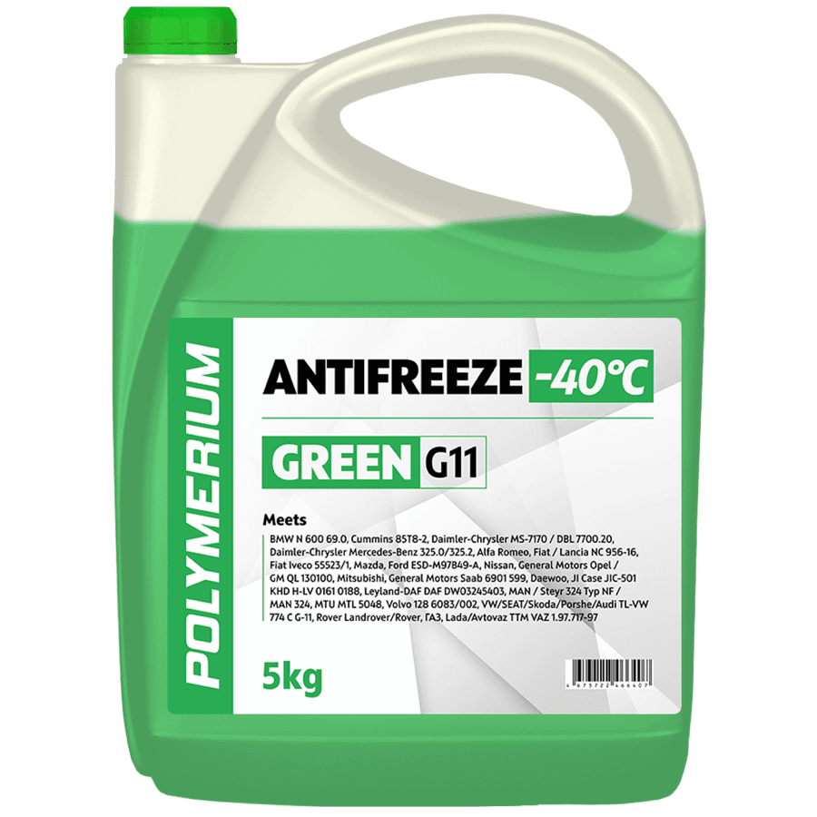 POLYMERIUM antifreeze G11 (-40) GREEN 5kg