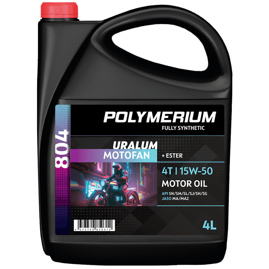 POLYMERIUM MOTOFAN 804 4T URALUM 15W-50 1L
